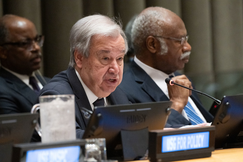 Le Secrétaire général António Guterres informe la réunion informelle de la plénière de l’Assemblée générale sur l’Initiative ONU80.